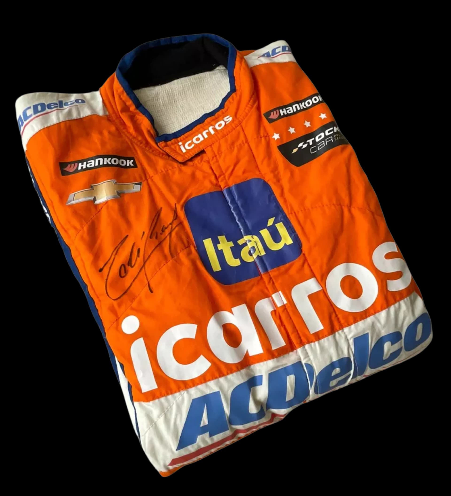 Jumpsuit of the Five-time Stock Car Champion Cacá Bueno - Made in Italy by Sparco - Autographed by the Driver — imagem 2 de 4