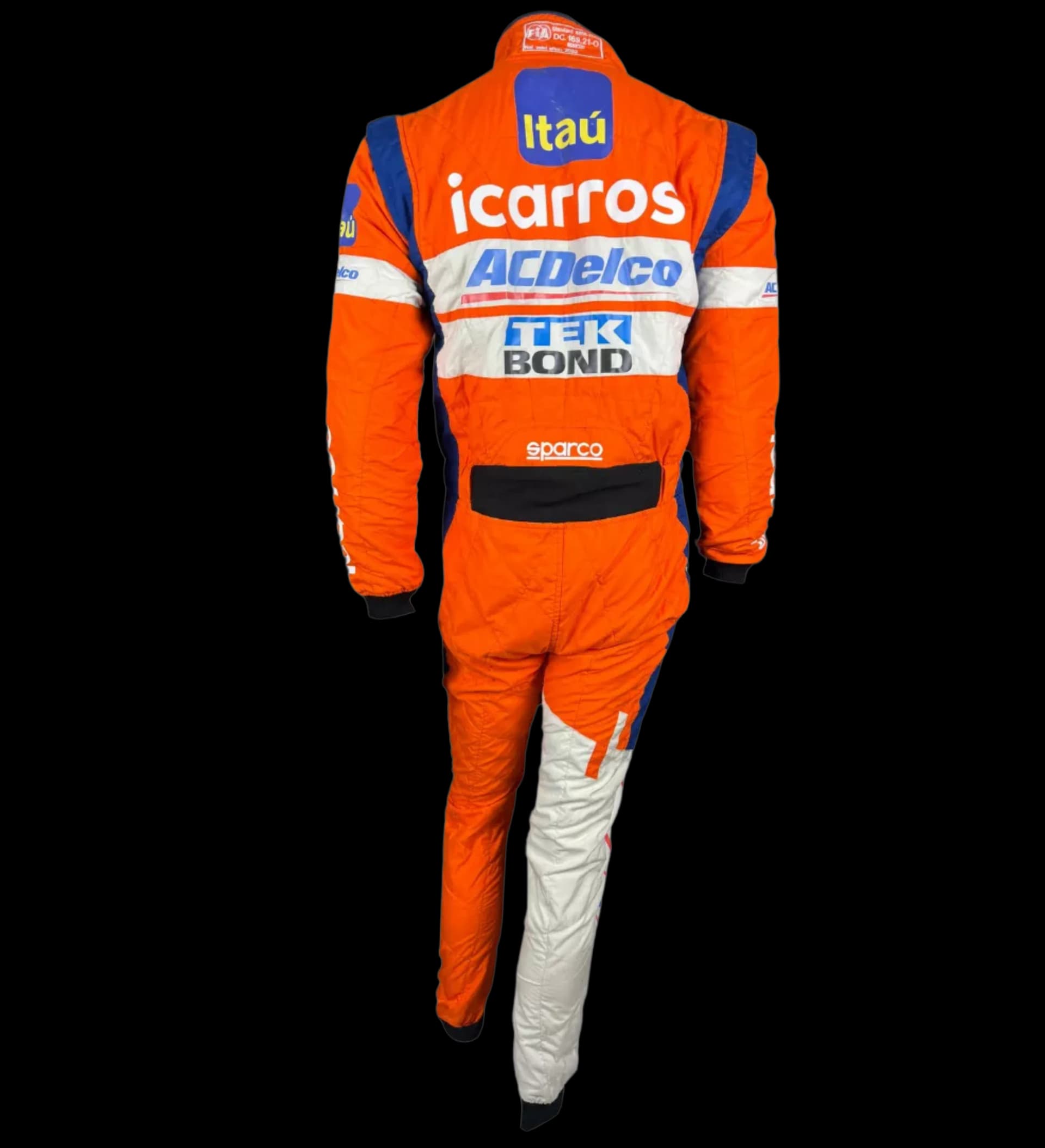 Jumpsuit of the Five-time Stock Car Champion Cacá Bueno - Made in Italy by Sparco - Autographed by the Driver — imagem 3 de 4