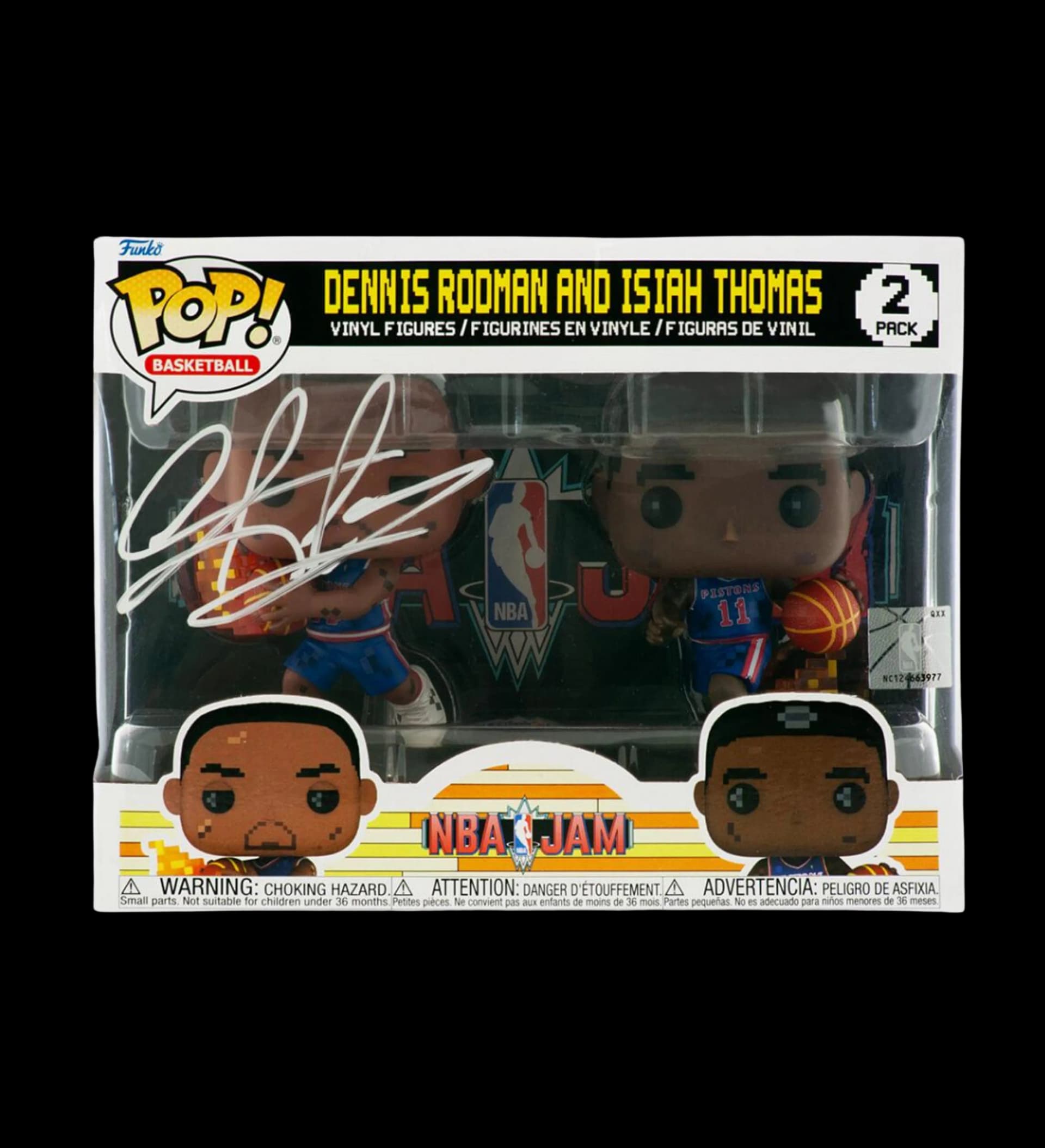 Funko Pop Original Doble - Dennis Rodman NBA - Firmado - Certificación Internacional — imagem 1 de 1