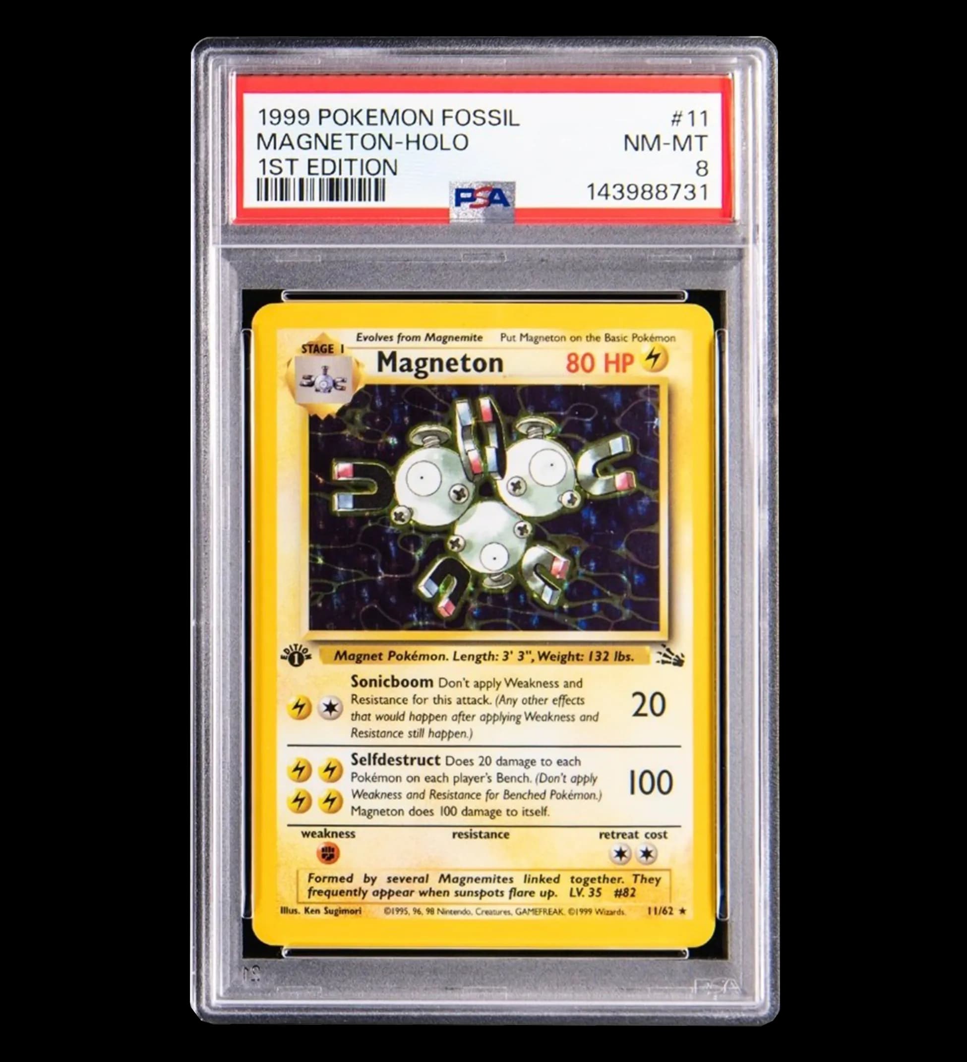 announcements/3153c2e1-fe95-400d-828a-aa98207109a9/1785120717853-Card-Pokémon---Magneton-Holo---Fossil-1st-Edition-1999---Graded-PSA-8-1.webp