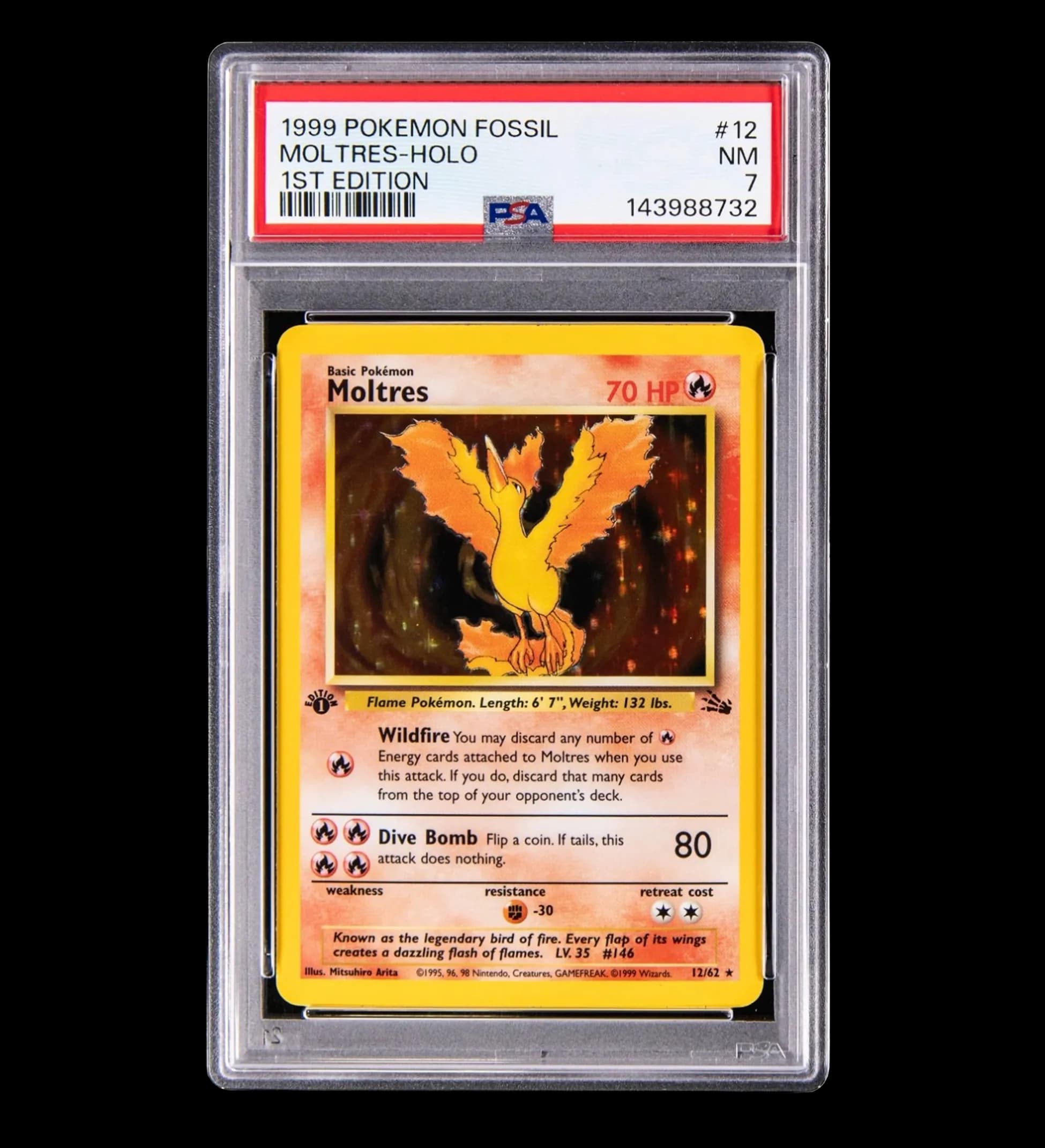announcements/98bf44b7-da0d-4a9f-ab34-53e185522691/1785190296549-Card-Pokémon---Moltres-Holo---Fossil-1st-Edition-1999---Graded-PSA-7-1.webp