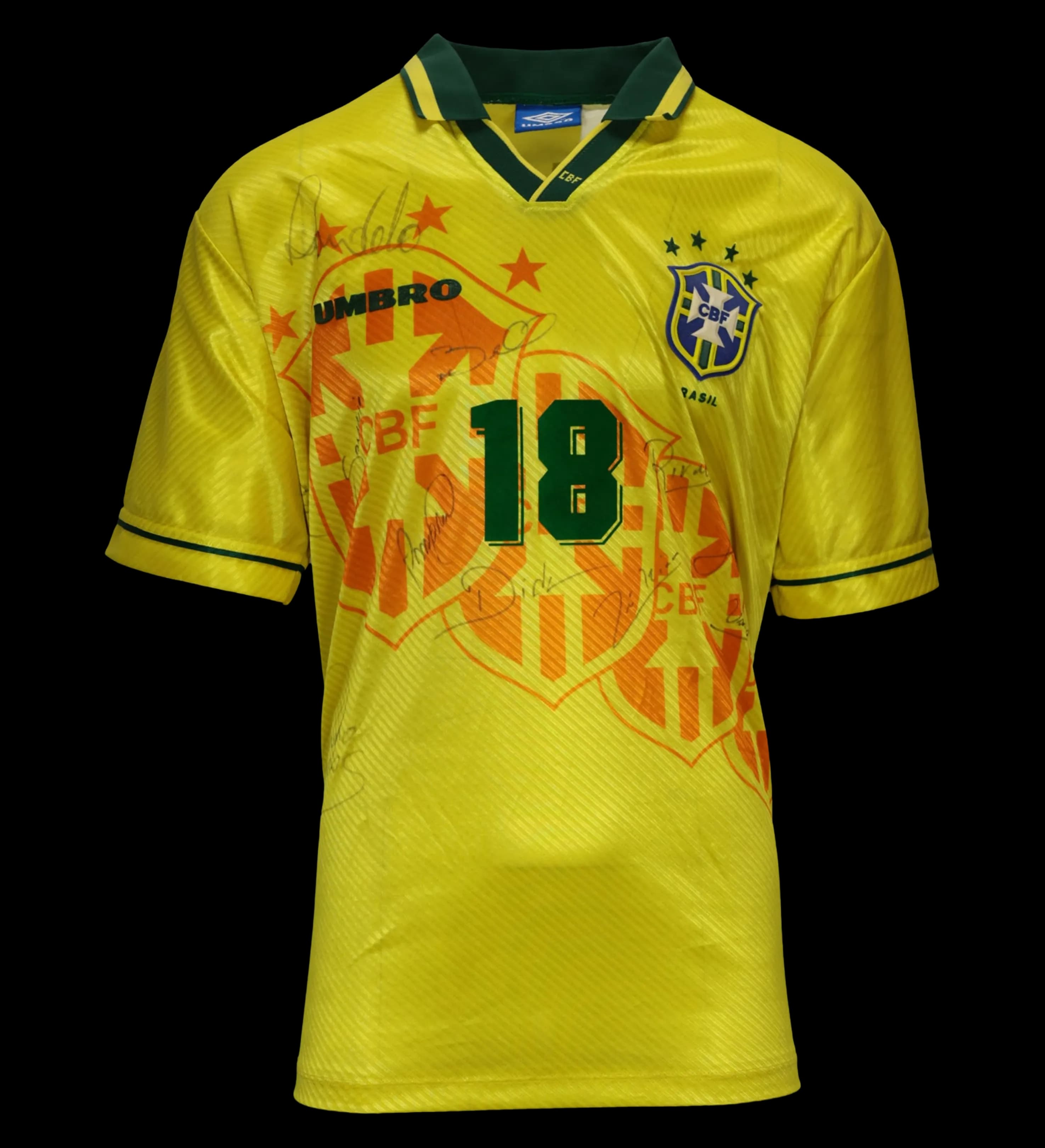 announcements/a830d9c8-bc52-477e-bc92-3df9ed5a814d/1785326711885-camisa-brasil-ronaldo-fenomeno-olimpiadas-atlanta-1996-preparada-autografada-elenco-frente.webp
